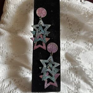 Vintage Star Earrings